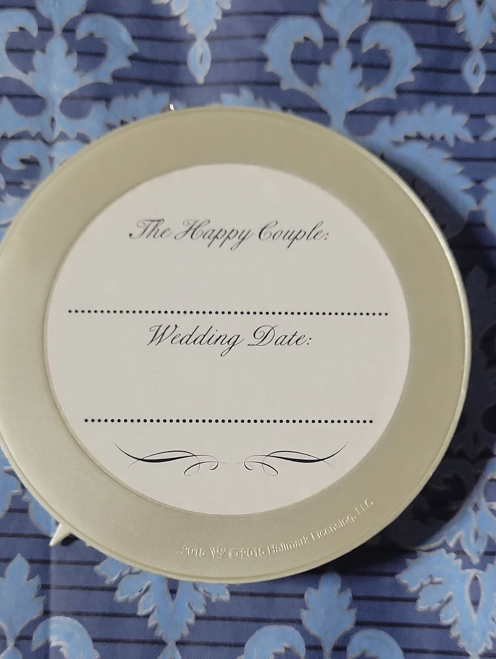 Hallmark Keepsake 'Our Wedding' 2015 Photo Ornament
